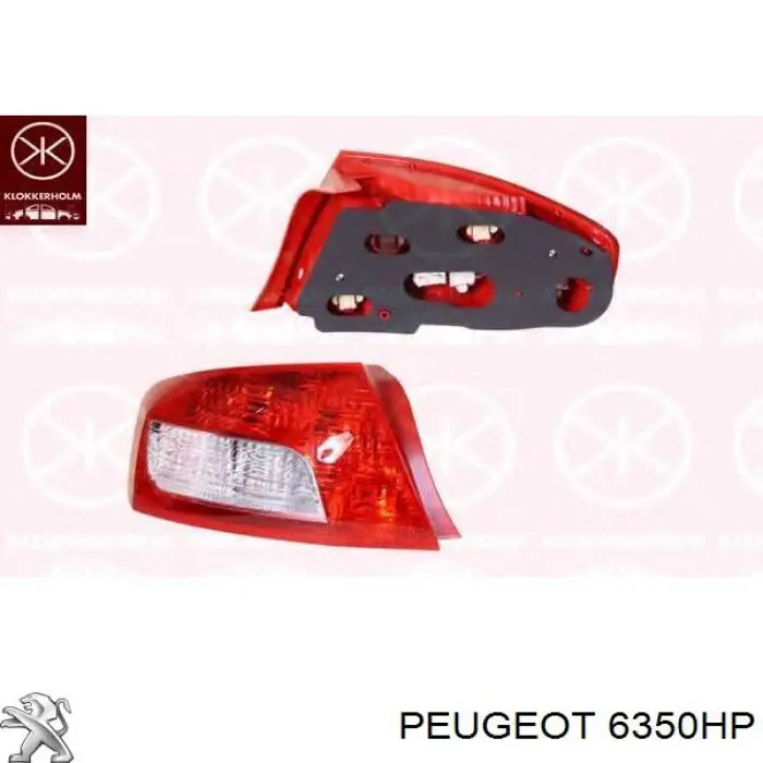 Do koszyka 6350HP Peugeot/Citroen Lampa zespolona tylna lewa