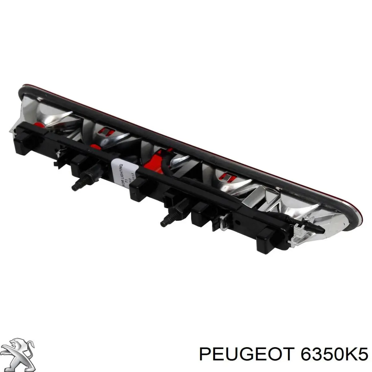 Lampa stop tylna dodatkowa Peugeot 206 