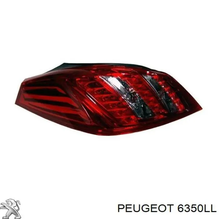 6350LL Peugeot/Citroen Lampa zespolona tylna lewa