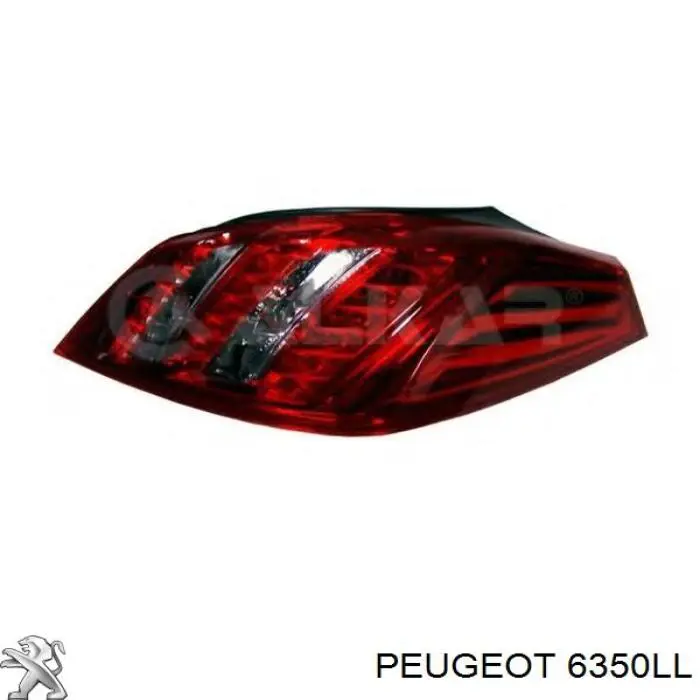 Lampa zespolona tylna lewa Peugeot/Citroen 6350LL cena, od 226,09 USD