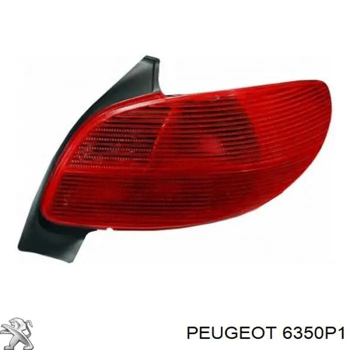 Do koszyka 6350P1 Peugeot/Citroen Lampa zespolona tylna lewa