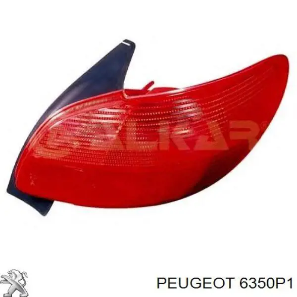 Lampa zespolona tylna lewa Peugeot/Citroen 6350P1 cena, od 51,08 USD