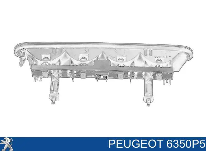 Lampa stop tylna dodatkowa Peugeot/Citroen 6350P5 cena, od 47,45 USD