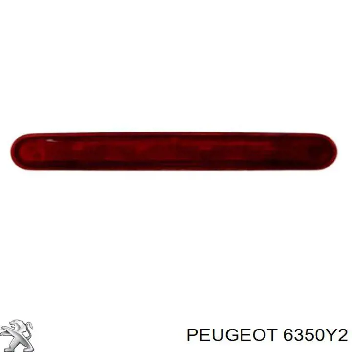 6350Y2 Peugeot/Citroen Lampa stop tylna dodatkowa