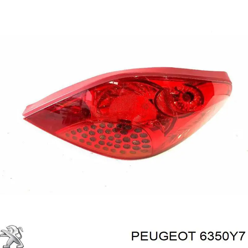 Do koszyka 6350Y7 Peugeot/Citroen Lampa zespolona tylna lewa