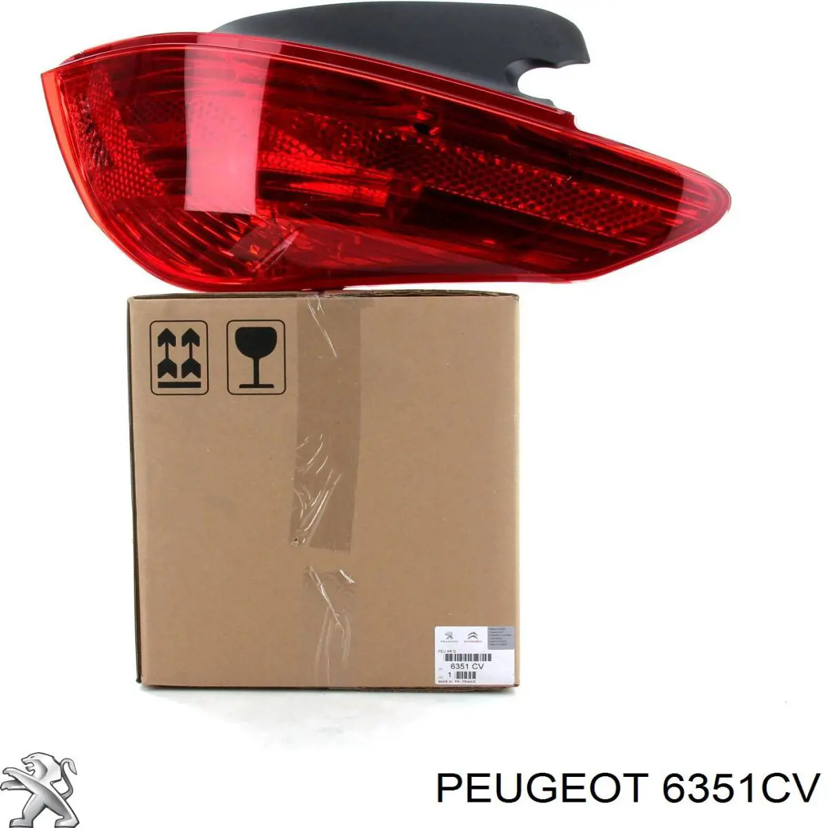 Do koszyka 6351CV Peugeot/Citroen Lampa zespolona tylna prawa