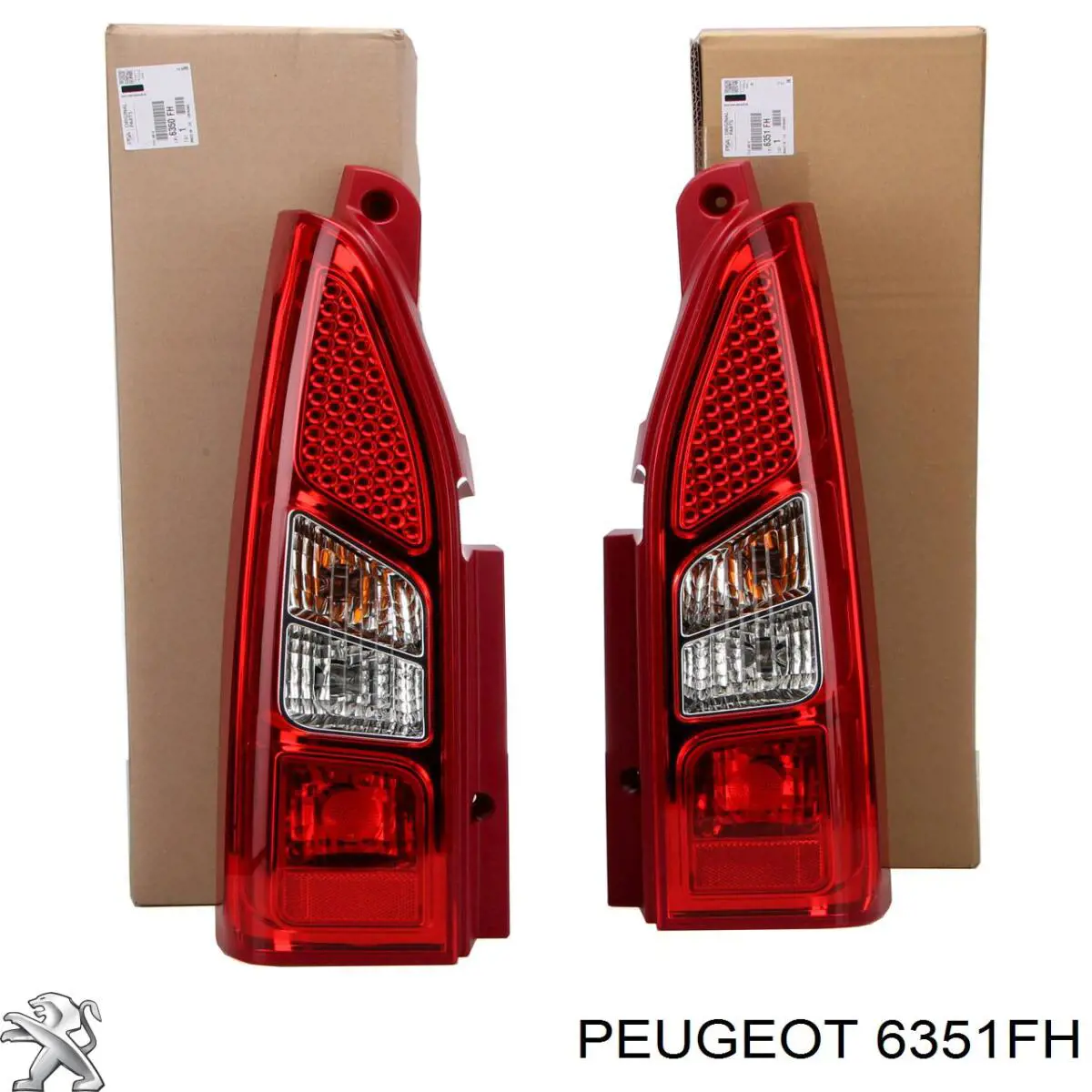 Do koszyka 6351FH Peugeot/Citroen Lampa zespolona tylna prawa