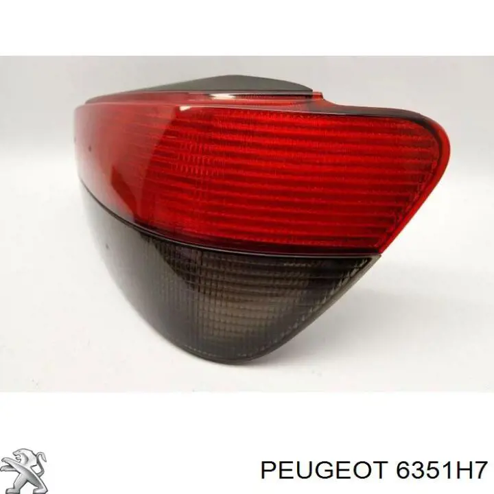 Do koszyka 2321D Peugeot/Citroen Lampa zespolona tylna prawa