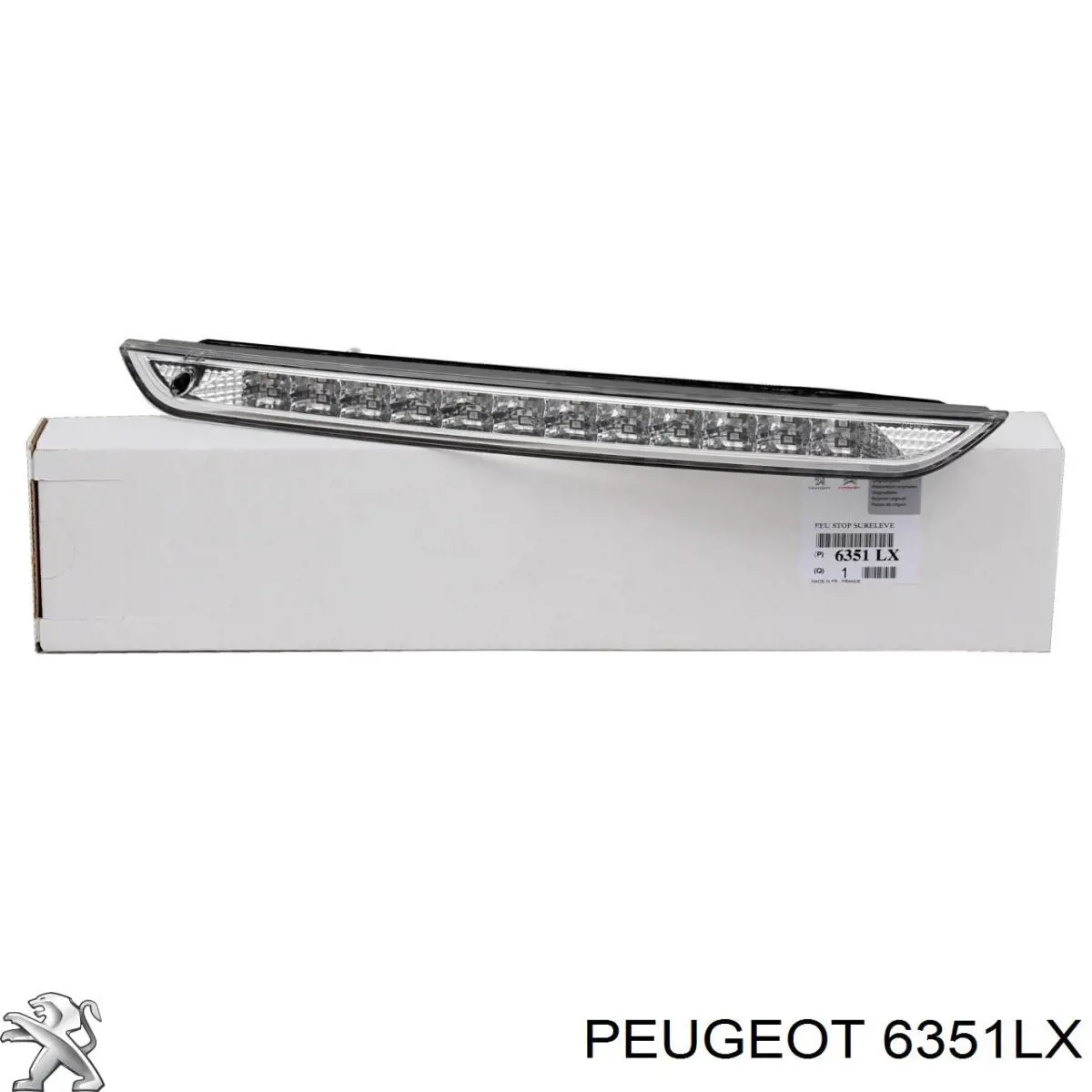 Lampa stop tylna dodatkowa Peugeot/Citroen 6351LX cena, od 80,02 USD