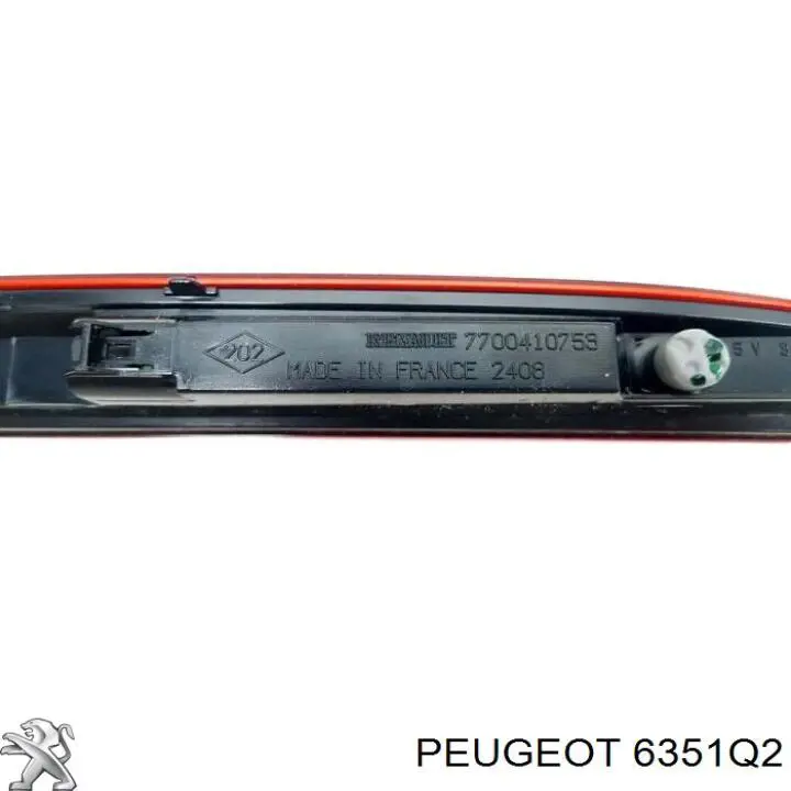 Lampa stop tylna dodatkowa do Citroen C3 I FC