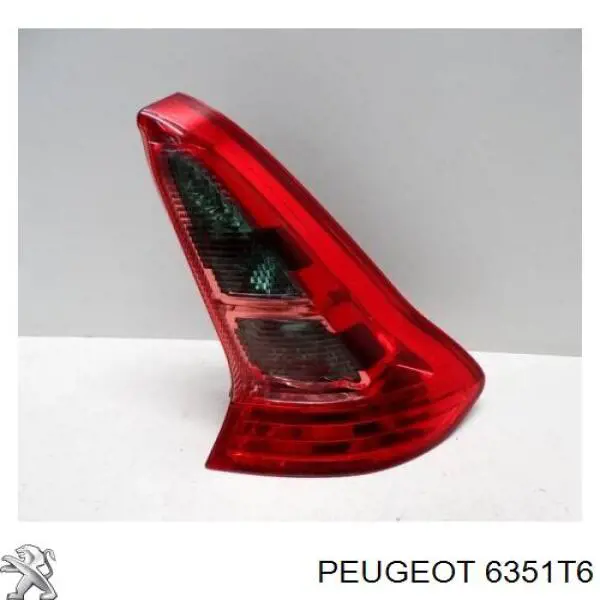 6351T6 Peugeot/Citroen Lampa zespolona tylna prawa