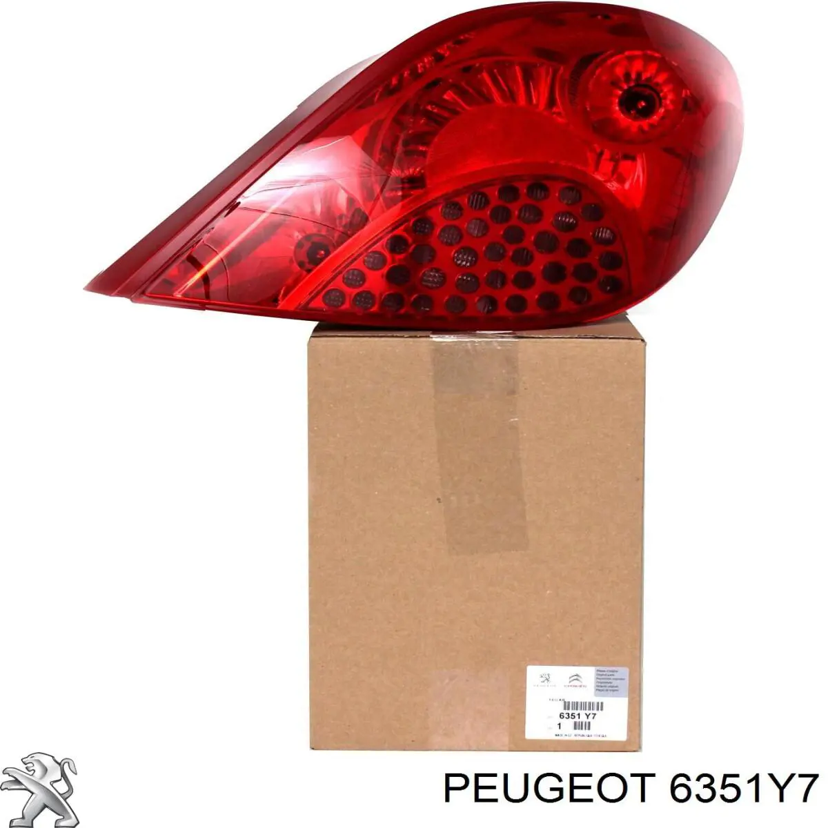 Lampa zespolona tylna prawa Peugeot/Citroen 6351Y7 cena, od 64,70 USD
