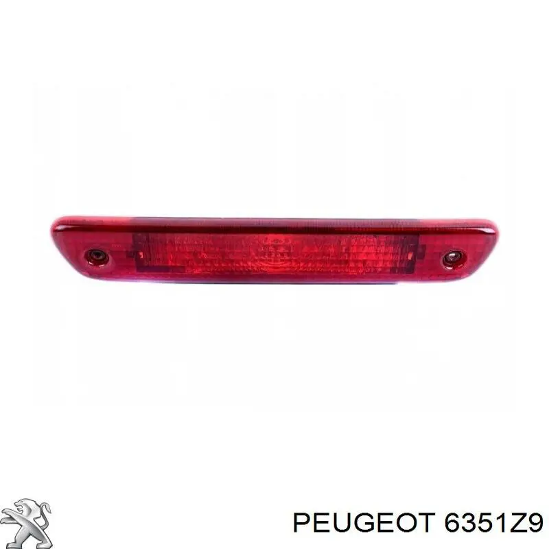 6351Z9 Peugeot/Citroen Lampa stop tylna dodatkowa