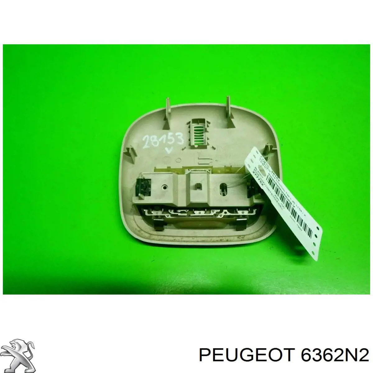 Lampka oświetlenia kabiny tylna Peugeot/Citroen 00006362Q0 cena, od 25,54 USD