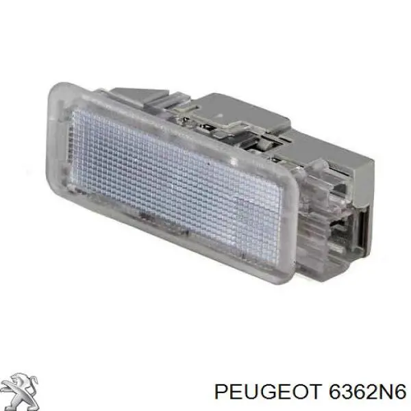 Lampa oświetlenia bagażnika Peugeot/Citroen 6362N6 cena, od 37,46 USD