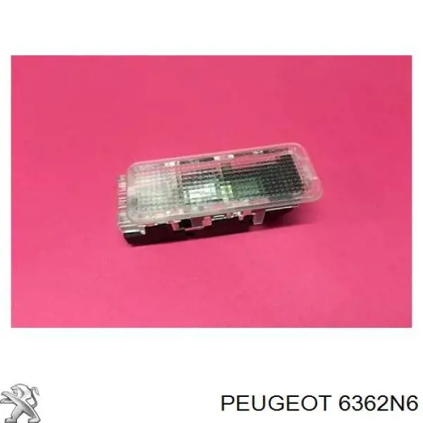 Do koszyka 6362N6 Peugeot/Citroen Lampa oświetlenia bagażnika