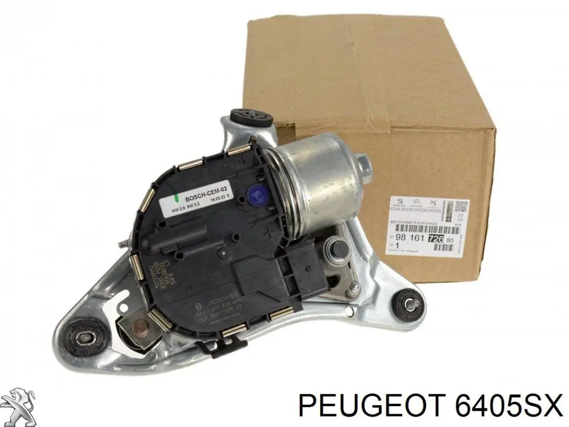 Silniczek wycieraczki szyby przedniej Peugeot/Citroen 6405SX cena, od 304,90 USD
