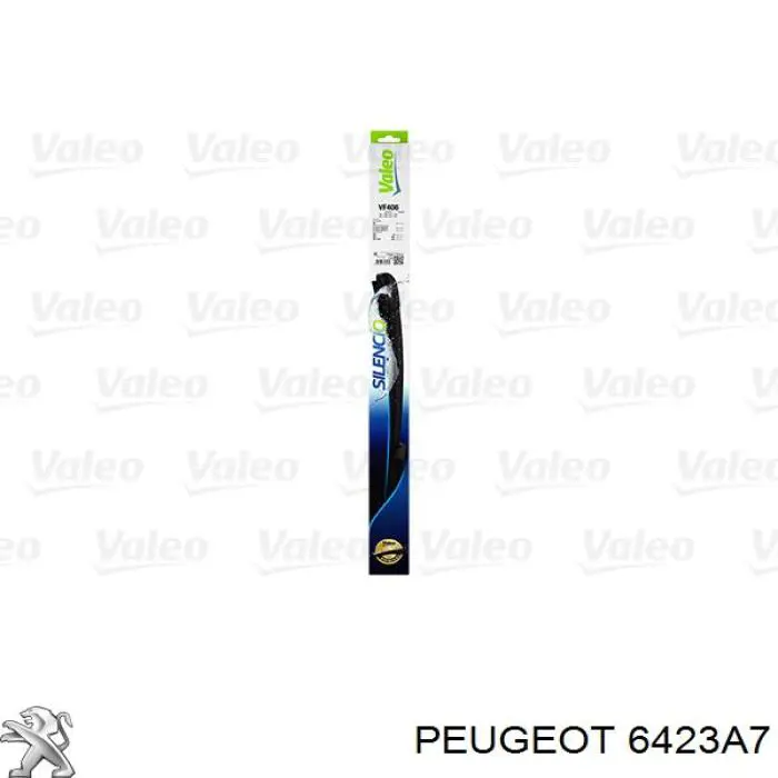 Do koszyka 6423A7 Peugeot/Citroen Pióro wycieraczki szyby przedniej, zestaw (2 szt.)