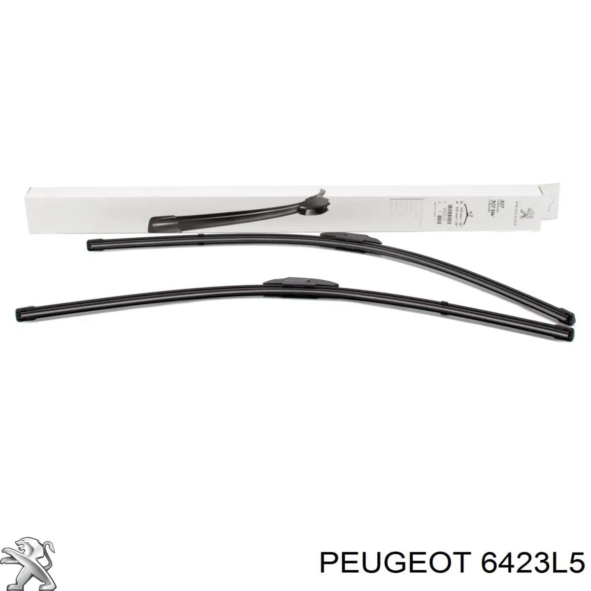 Do koszyka 6423L5 Peugeot/Citroen Pióro wycieraczki szyby przedniej, zestaw (2 szt.)