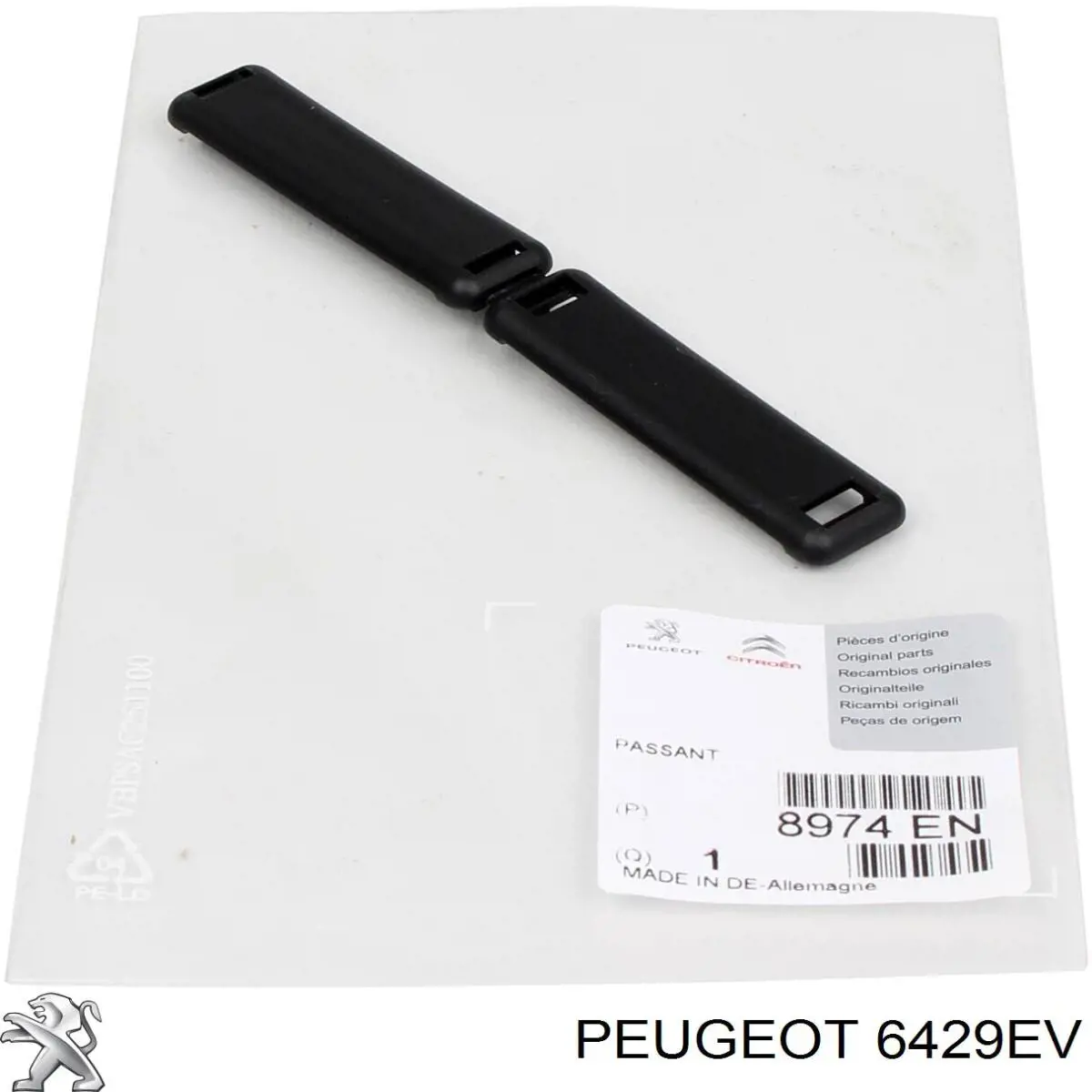 Do koszyka 6429EV Peugeot/Citroen Ramię wycieraczki szyby tylnej
