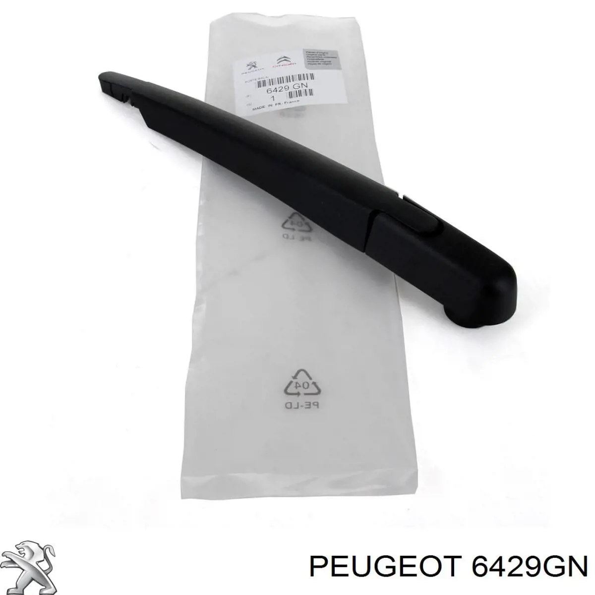 6429GN Peugeot/Citroen Ramię wycieraczki szyby tylnej