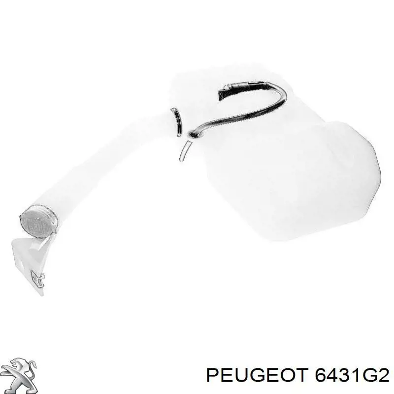 Zbiorniczek spryskiwacza szyb Peugeot/Citroen 6431G2 cena, od 50,34 USD