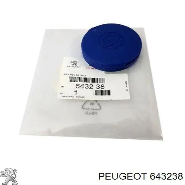 Do koszyka 643246 Peugeot/Citroen Korek zbiornika spryskiwacza