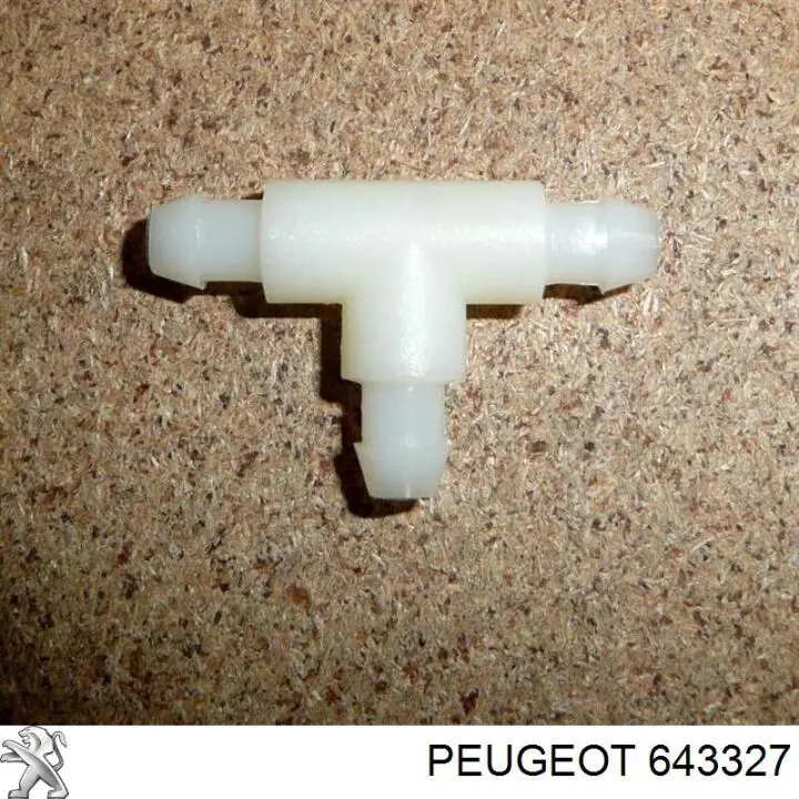 Trójnik układu spryskiwacza szyby Peugeot 406 (8C)