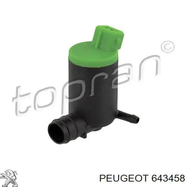 Pompka spryskiwacza szyby przedniej Peugeot/Citroen 643458 cena, od 9,23 USD