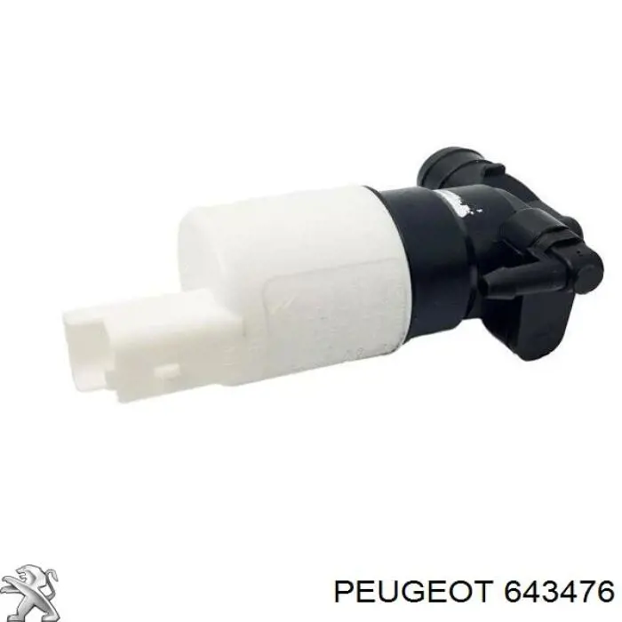 Do koszyka 643476 Peugeot/Citroen Pompka spryskiwacza szyby przedniej