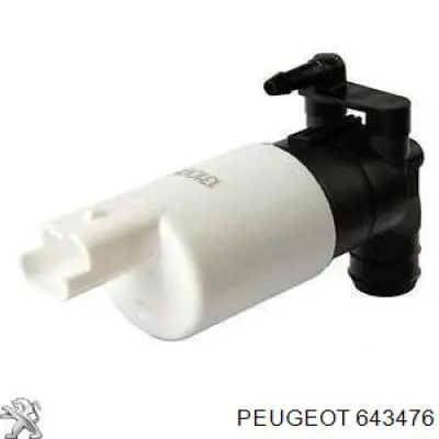 Pompka spryskiwacza szyby przedniej Peugeot/Citroen 643476