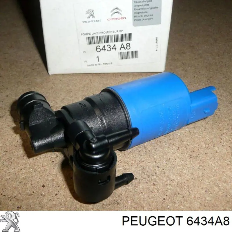 Pompka spryskiwacza reflektorów Peugeot/Citroen 6434A8 cena, od 17,91 USD