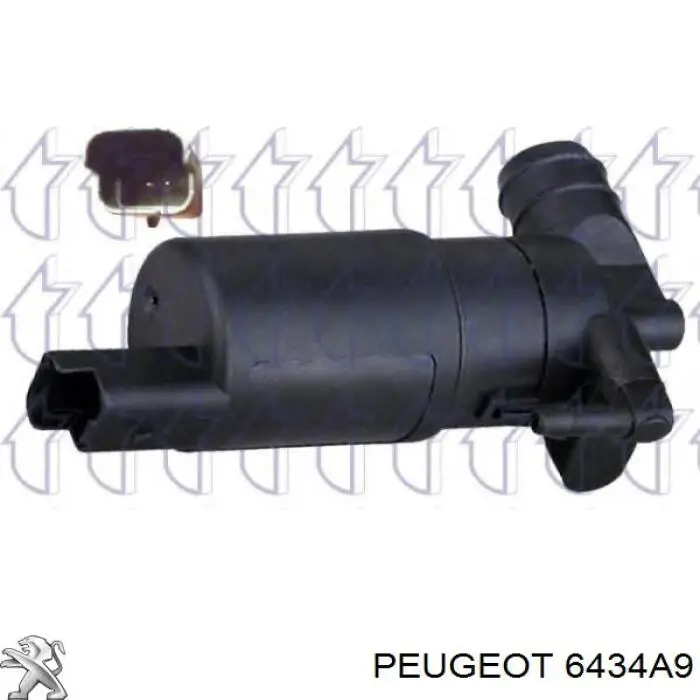 Pompka spryskiwacza szyby przedniej Peugeot/Citroen 6434A9 cena, od 13,11 USD