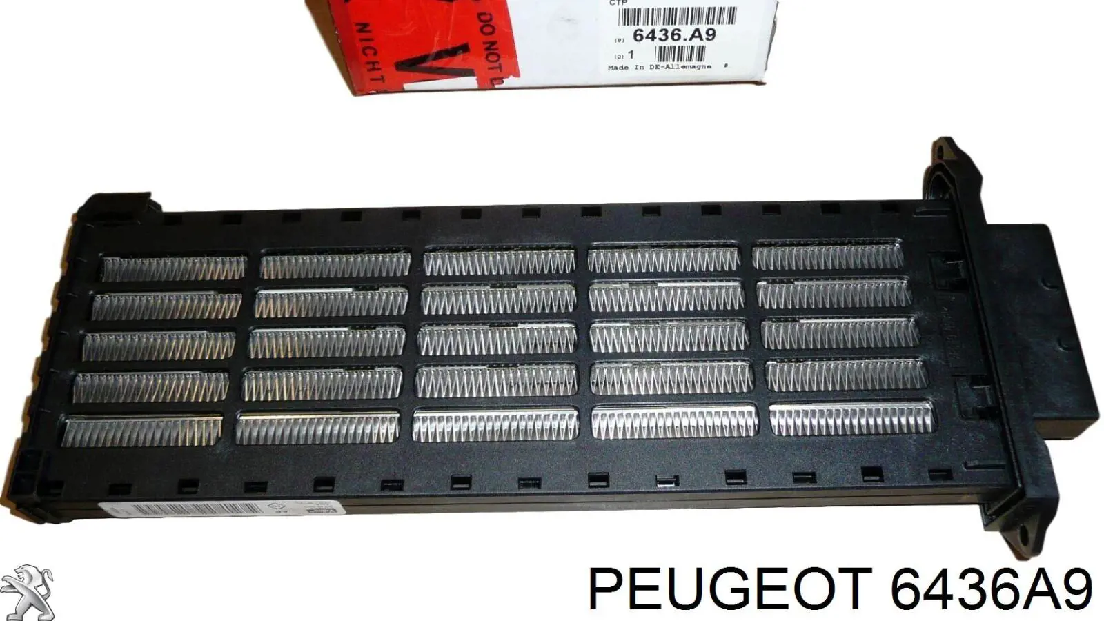6436A9 Peugeot/Citroen Podgrzewacz elektryczny powietrza układu ogrzewania salonu