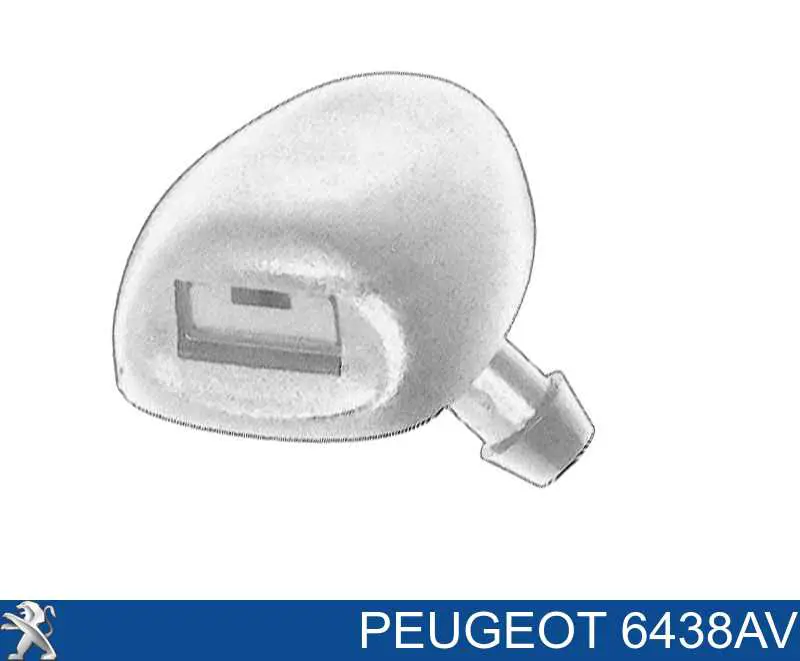 Dysza spryskiwacza szyby przedniej Peugeot/Citroen 6438AV cena, od 6,14 USD