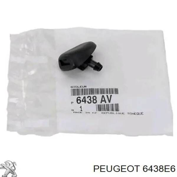 Dysza spryskiwacza szyby przedniej Peugeot/Citroen 6438E6 cena, od 6,14 USD