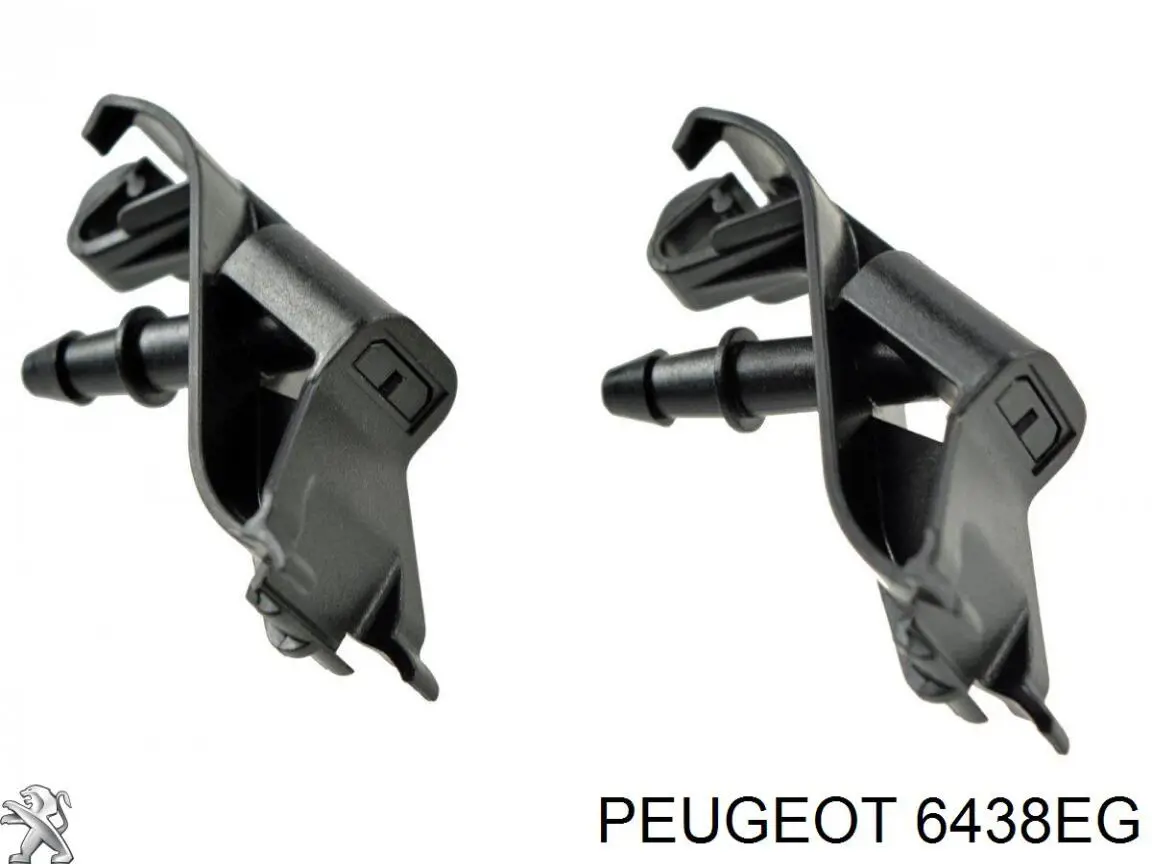 6438EG Peugeot/Citroen Dysza spryskiwacza szyby przedniej