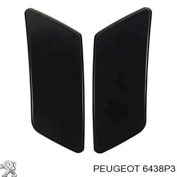 6438P3 Peugeot/Citroen Nakładka dyszy spryskiwacza reflektora przedniego