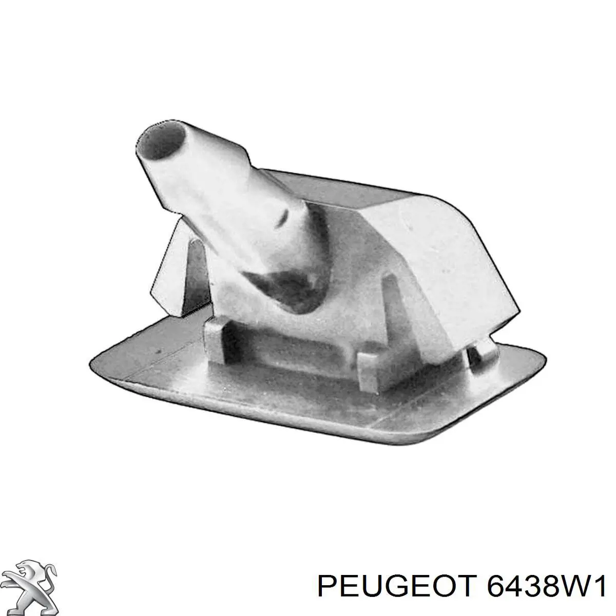 Dysza spryskiwacza szyby przedniej Peugeot/Citroen 6438W1 cena, od 4,76 USD