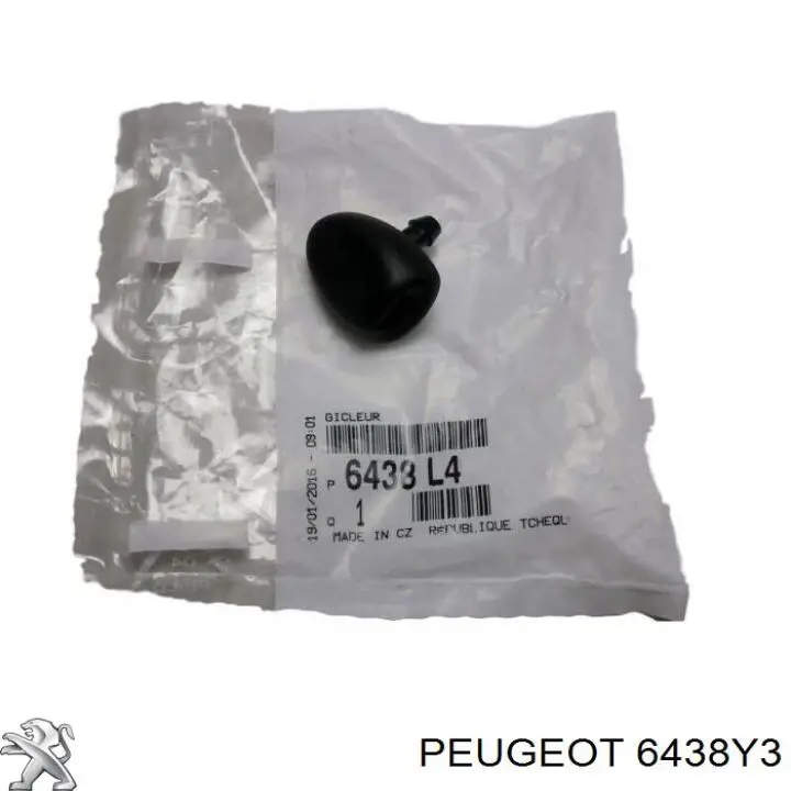Dysza spryskiwacza szyby przedniej Peugeot/Citroen 6438Y3 cena, od 7,46 USD