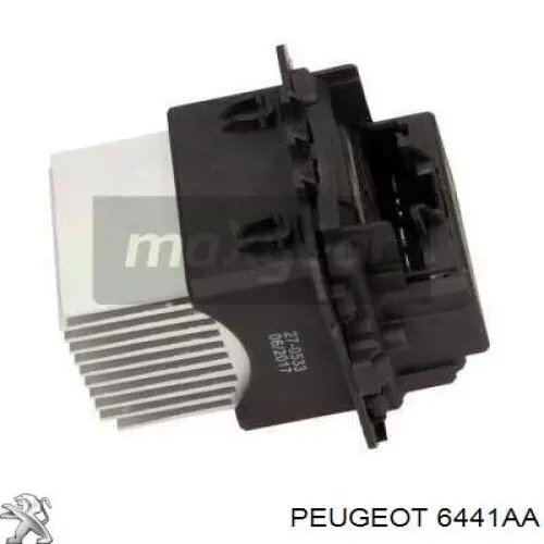Rezystor wentylatora nagrzewnicy (ogrzewacza kabiny) Peugeot/Citroen 6441AA cena, od 50,11 USD