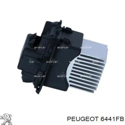 Rezystor wentylatora nagrzewnicy (ogrzewacza kabiny) Peugeot/Citroen 6441FB cena, od 44,27 USD