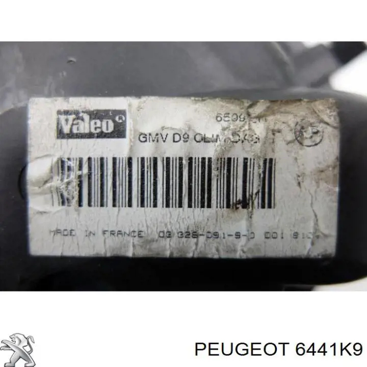 6441K9 Peugeot/Citroen Silniczek wentylatora nagrzewnicy (ogrzewacza wnętrza)