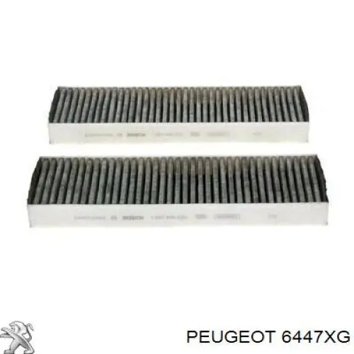 Do koszyka 6447XG Peugeot/Citroen Filtr kabiny