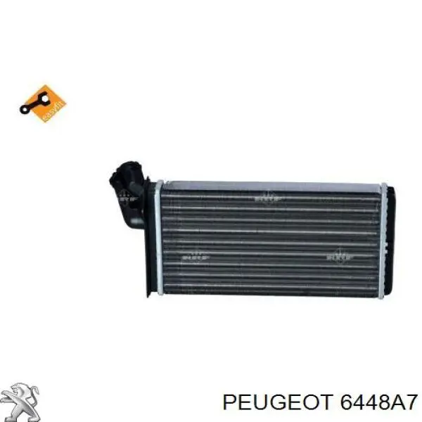 Do koszyka 6448A7 Peugeot/Citroen Chłodnica nagrzewnicy (ogrzewacza)