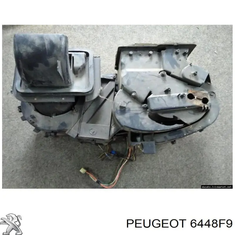 Chłodnica nagrzewnicy (ogrzewacza) Peugeot/Citroen 6448F9 cena, od 27,88 USD