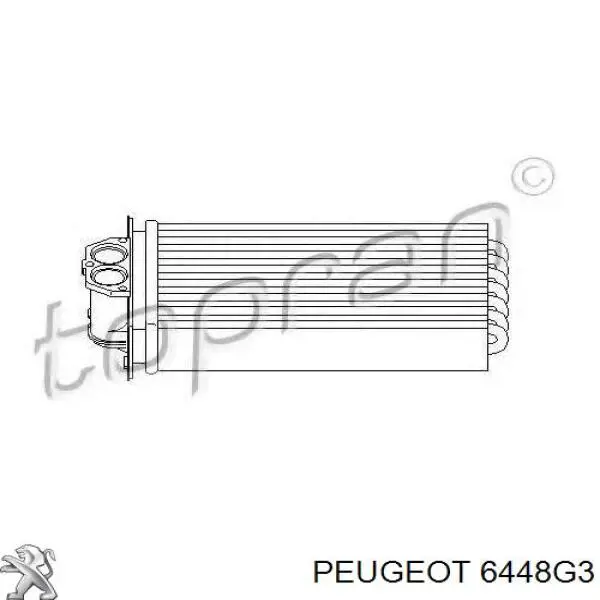 Do koszyka 6448G3 Peugeot/Citroen Chłodnica nagrzewnicy (ogrzewacza)