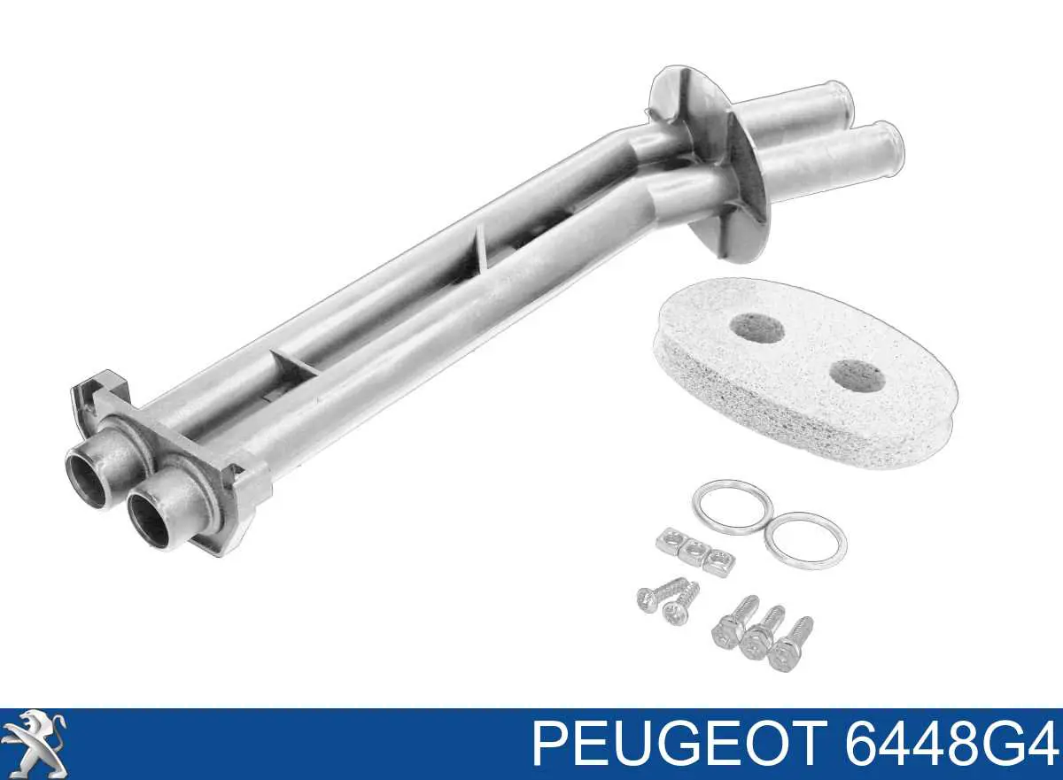 Przewód chłodnicy ogrzewacza (nagrzewnicy), podwójny Peugeot/Citroen 6448G4 cena, od 24,54 USD