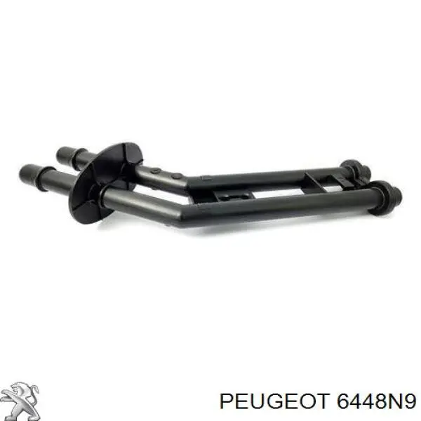 6448N9 Peugeot/Citroen Przewód chłodnicy ogrzewacza (nagrzewnicy), podwójny
