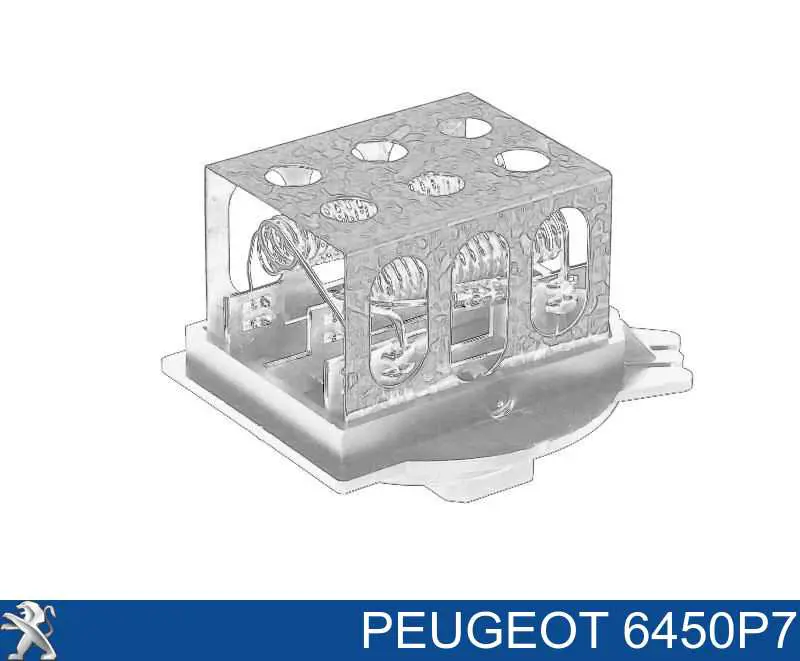 Rezystor wentylatora nagrzewnicy (ogrzewacza kabiny) Peugeot/Citroen 6450P7 cena, od 16,89 USD